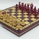 ３０ｃｍ　チェス盤チェス駒セット　Poland red chess set ?