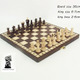 キングス36ｃｍチェス盤チェス駒セット　Poland King wood chess ?