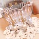 リボン × パールのピアス