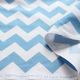 ＵＳＡコットン　RileyBlakeDesigns　chevron medium blueck
