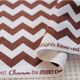 USAコットンRileyBlakeDesigns chevron small brown