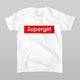 SuperGirl ロゴTシャツ　ユニセックス