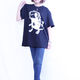 クロラッコTシャツ（黒）男女兼用フリーサイズ　送料無料