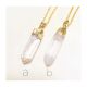 Crystal Stone Point Necklace