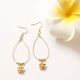 PLUMERIA DROP EARRINGS