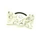 【Little Rin by Osan】Fruit blakwhite★square ribbon