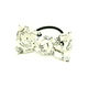 【Little Rin by Osan】Animal blakwhite★square ribbon