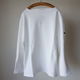 【大定番カットソー】SAINTJAMES  OUESSANT SOLID NEIGE セントジェームス ウエッソン ソリッド  ホワイト【正規取り扱い品】【unisex】