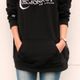 PAPER MOON LOGO UNISEX HOODIE BLACK
