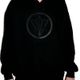 CIRCLE LOGO UNISEX HOODIE BLACK