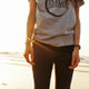 PAPER MOON GIRLS TEE GRAY