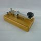 竹台座縦ぶり電鍵モールス練習機(Bamboo Base Morse Trainer)