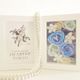 MEMORIES  “happy wedding（BLUE）”  新郎新婦（カップル）のイニシャル入りフォトフレーム