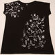 スペインアートTシャツ　マヌエラ・エンレダデラ　（ブラック・ホワイト）TSC-004
