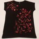 スペインアートTシャツ　マヌエラ・エンレダデラ　（ブラック・ピンク）TSC-006