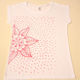 スペインアートTシャツ　マヌエラ・エストレージャ　（ホワイト・ピンク）TSC-001