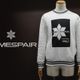 DOMESPAIR//Weserblick weight to Crew neck【WHITE】