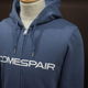 DOMESPAIR//Tight silhouette W-ZIP【NAVY】
