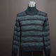 DOMESPAIR//Gradation Border Sweater 【Black】