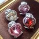 【SALE】フクロウモチーフ?キラキラブローチ