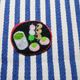 フェルトの和菓子ブローチ