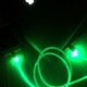 【グリーン】 iPhone5/5s/5c USB ケーブル LED/充電 光る/ライトニング 緑色