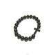 【EOLE】MATTE-ONYX/CROSS BRACELET[BLACK FINISH & black CZ 1pcs]