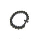 【EOLE】MATTE-ONYX/CROSS BRACELET[BLACK FINISH & black CZ 17pcs]