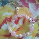 Pink ribon Pearl strap