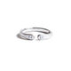 Wrap Ring 2 Diamond Ring For Women Pt900 (#7, #9)