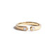 Wrap Ring 2 Diamond Ring For Women K18YG (#11, #13)