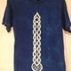 藍染めTシャッツ　tanne kamy