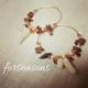 天然石フープピアスforseasons