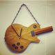 WOOD GUITAR ClOCK