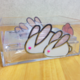 雪うさぎの小物入れ（ポケットティッシュケース）