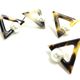 【triangular tortoiseshell】ピアス
