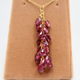 RohdoliteGarnet Prism PendantCharm