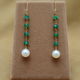 Emerald&AkoyaPearl Earrings