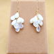 WhiteAgate&Royal moonstone Prism Earrings