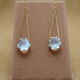 GreenAmethyst StarCut Earrings