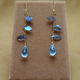 Labradolite&BlueTopaz Earrings