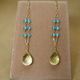LemonQuartz&Apatite Design Earrings
