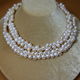 Cleopatra F.W.Pearl Long Necklase