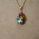 ColorStone&TahitianPearl Chapeau PendantTop