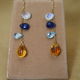 Ctrine&ColorStone Earrings