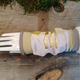 SHIROMA sleeve - iceblue×white -