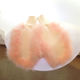 50%OFF!!! SOMEWHERE NOWHERE pink feather mitten（white）