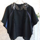 50%OFF!!!! SHIROMA×fromfabricyarn collaboration tops -black-