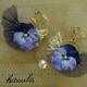 造花ピアス
