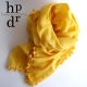 CITRUS Silk Cotton Pompom シトラス ストール イエロー